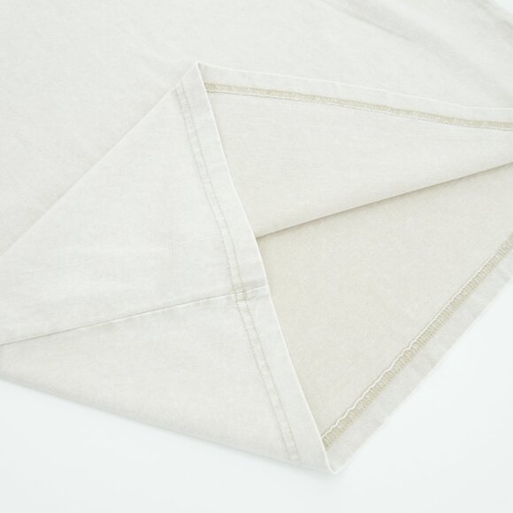 Cream Washed HEAVYWEIGHT 225gsm 100% cotton Oversized Boxy T-shirt HIGH LEVEL HL - Picture 6 of 6